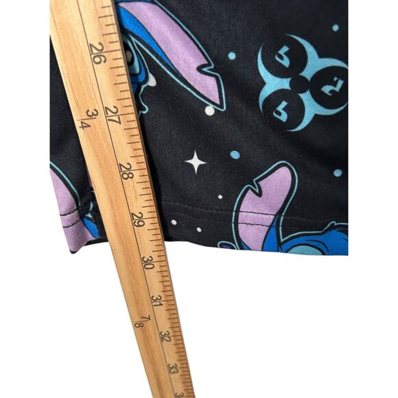 Disney Stitch Spaced Out Sleepwear Women's Size S Black Pajama Pants Loungewear - Picture 8 of 9